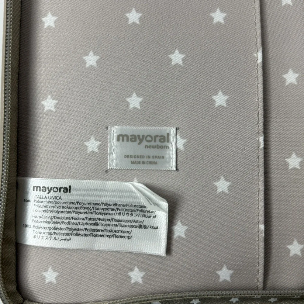 Mayoral Baby‎ Document Holder Organizer Spain Faux Leather New